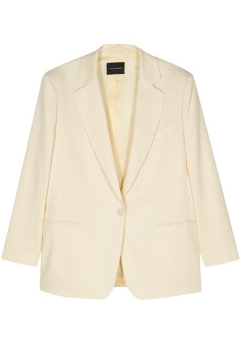 Paòe yellow Guia single-breasted blazer The Andamane - women THE ANDAMANE | TM153001ATNL009YLLW